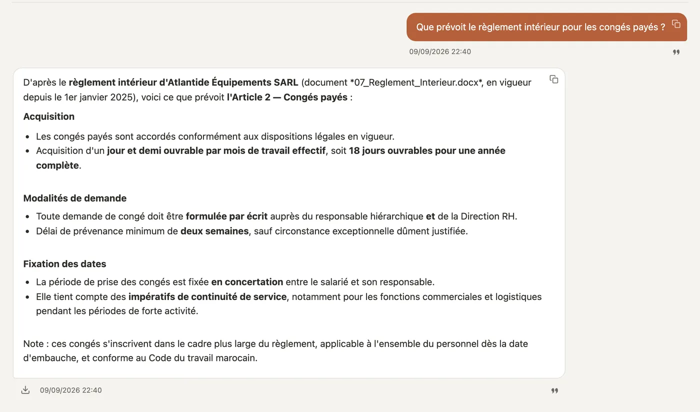 Combien de jours de congés par an&nbsp;?