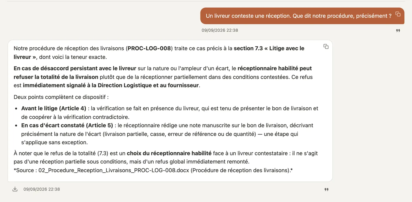 Un livreur conteste&nbsp;: que dit la procédure&nbsp;?